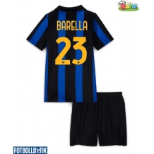 Inter Milan Nicolo Barella #23 Hemmatröja Barn 2026-27 Kortärmad (+ Korta byxor)